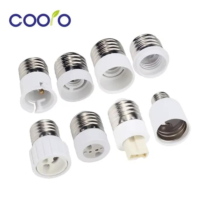 Convertisseur d'ampoule E27 mâle à E12 E14 E40 B22 MR16 G4 G9 GU10 femelle