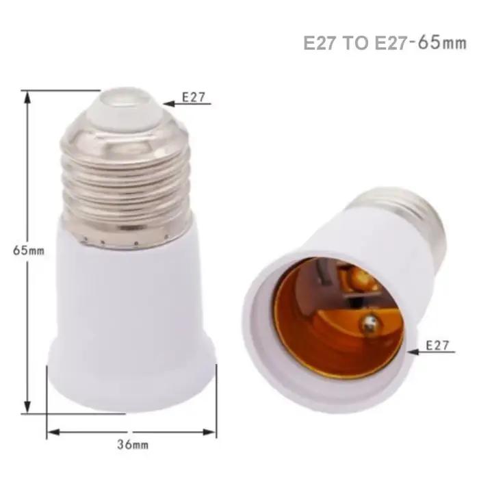 65mm 95mm 120mm E27 à E27 extension support de lampe Base ampoule étendre Extension prise adaptateur lumière LED adaptateur convertisseur