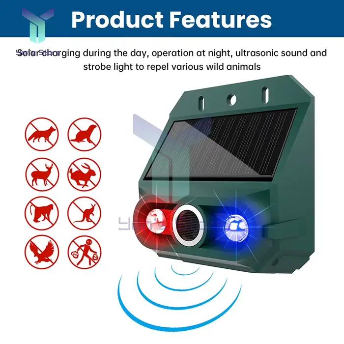 Alarme solaire sonore et lumineuse
