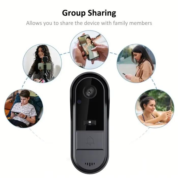 Tuya – sonnette d'extérieur intelligente WiFi