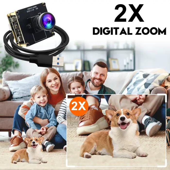 ELP 4K 60fps USB3.0 caméra HDMI IMX415 3840*2160 Webcam haute vitesse 38x38mm Mini