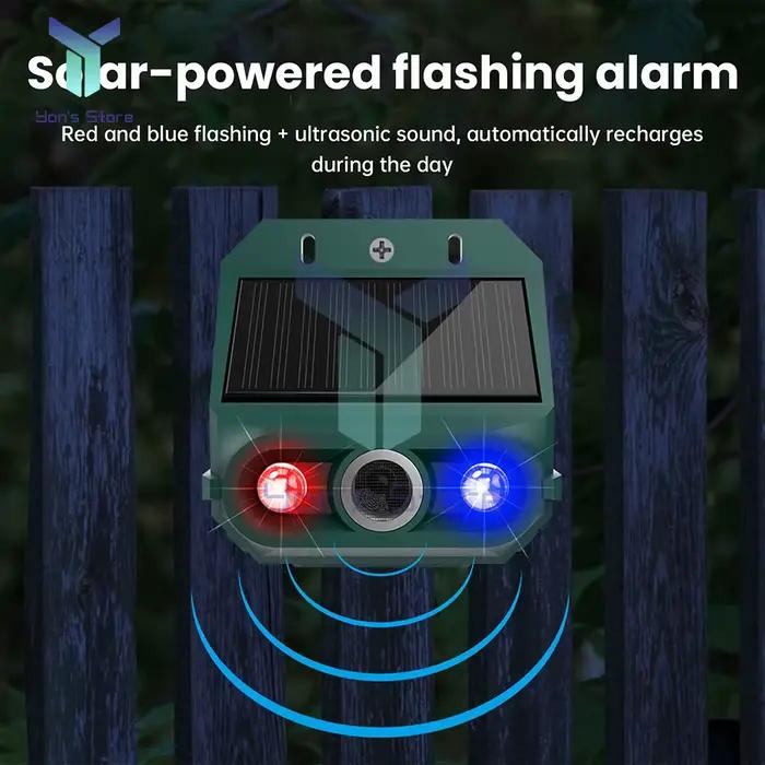 Alarme solaire sonore et lumineuse