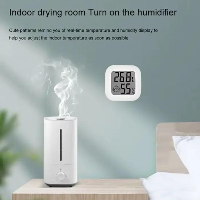 Thermomètre et hygromètre numérique LCD pour intérieur