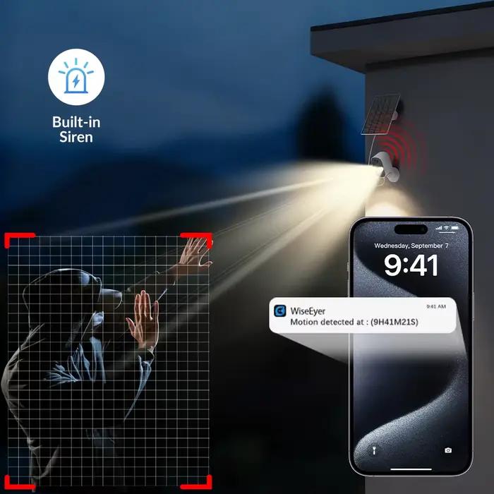 Caméra de surveillance WiFi 1080P