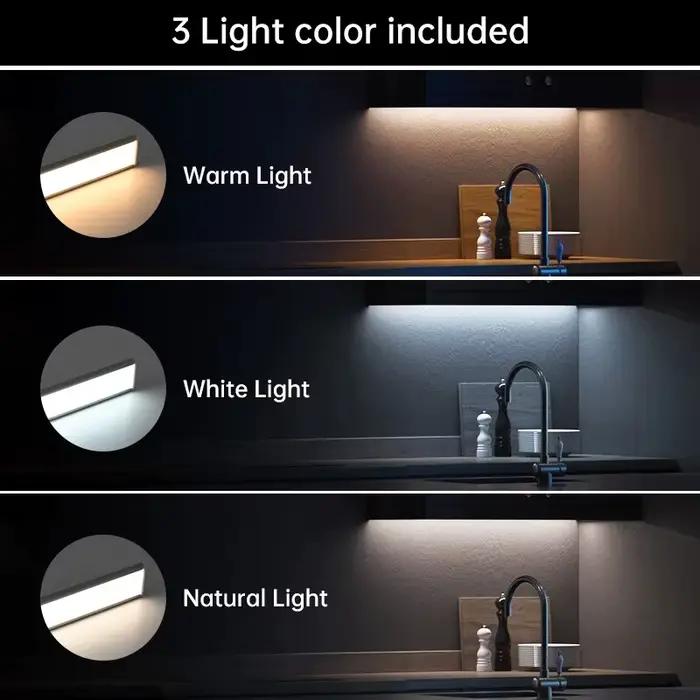LED capteur de mouvement lumière veilleuse sans fil USB sous armoire
