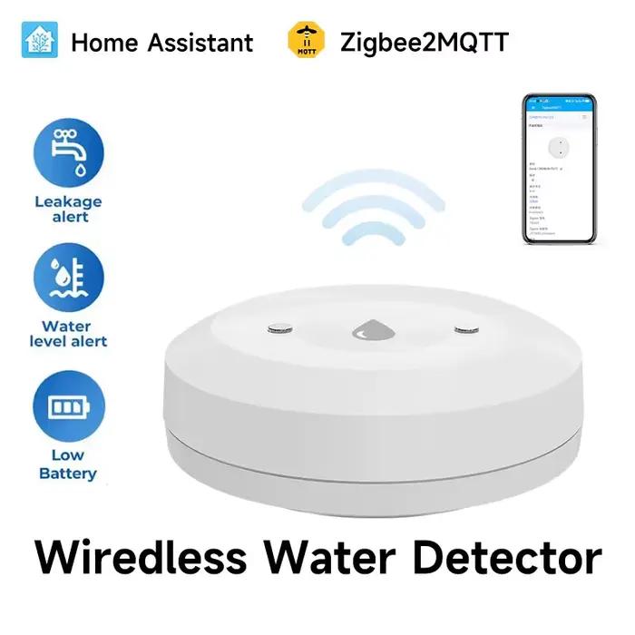 Capteur de fuite d'eau intelligent pour maison connectée ZigBee 2MQTT
