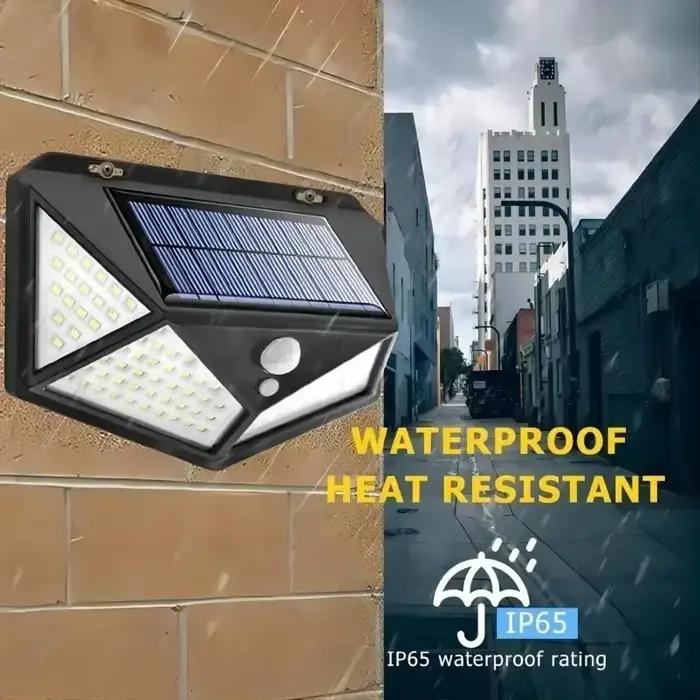 Lampe solaire LED multifonctionnelle avec détecteur de mouvement