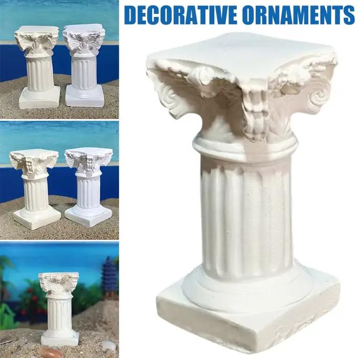 Miniature de modèle de colonne romaine pour la mise en page de paysage de table de sable