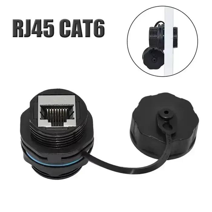 Connecteur RJ45 étanche IP68 avec blindé pour équipement de Communication automatisé