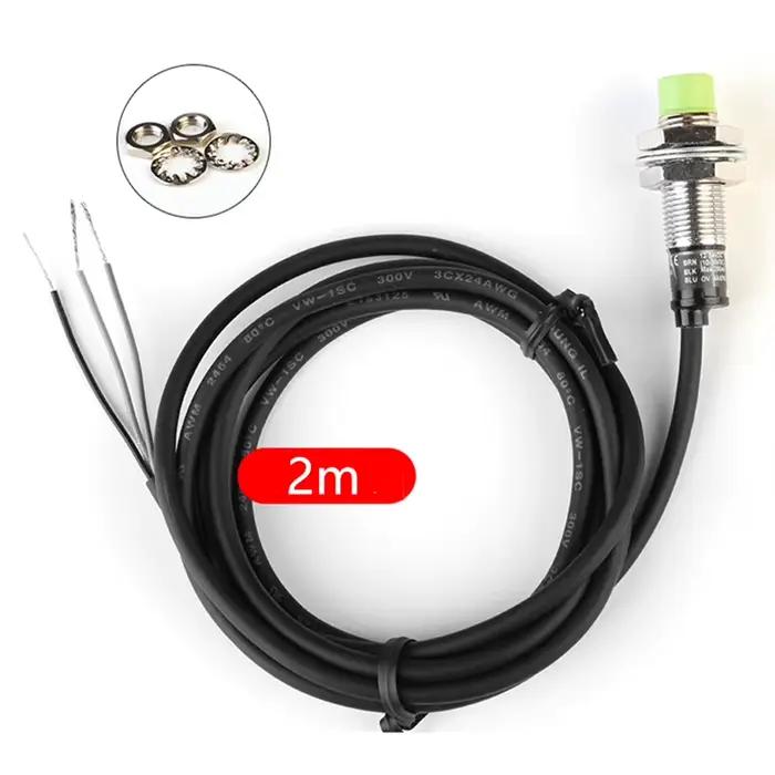 Capteur de proximité PR12-4DN Type métallique inductif NPN PNP M12 cylindrique huile étanche à l'eau Anti-poussière DC12-24V 3 fils
