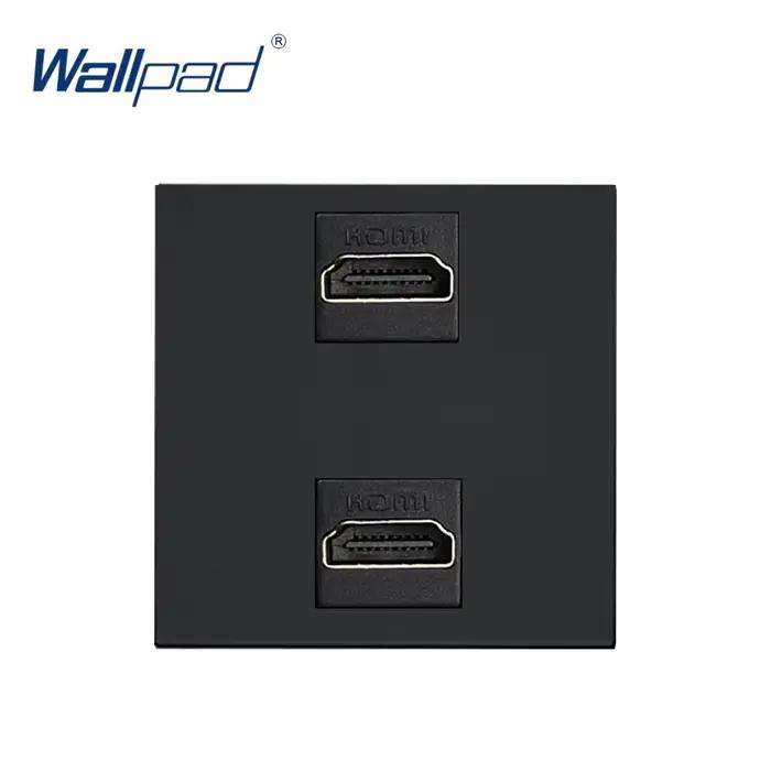 Double prise HDMI, touche de fonction pour Module uniquement 52x52mm