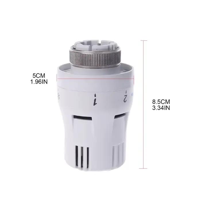 Chauffage liquide de type droit réglable de soupape de commande thermostatique de radiateur