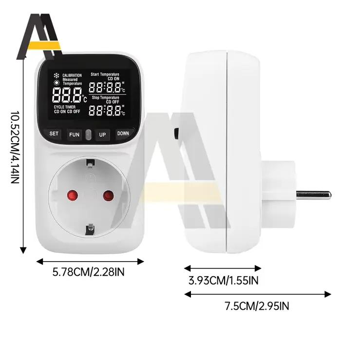 Thermostat à affichage numérique LCD