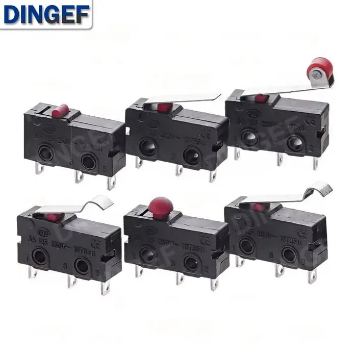 10 pièces KW12 KW11 petits interrupteurs de fin de course miniatures voyage mécanique 5A 125/250V