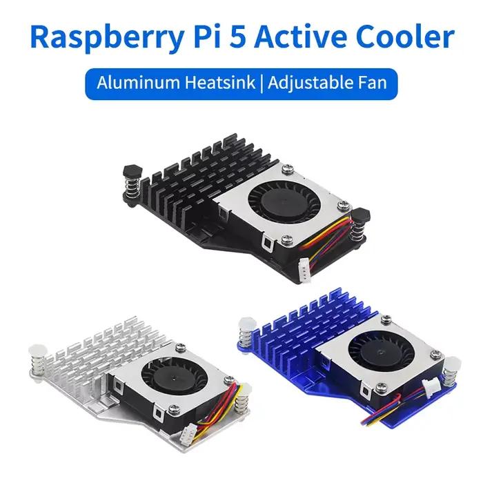 Raspberry Pi 5 refroidisseur actif dissipateur thermique en aluminium PWM ventilateur de refroidissement vitesse