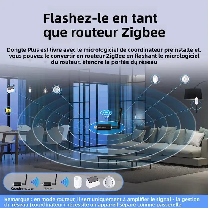 Haozee Zigbee 3.0 USB Dongle Plus Stick universel