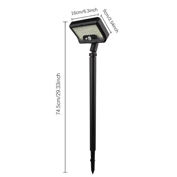 Lampe de jardin solaire avec détecteur de mouvement