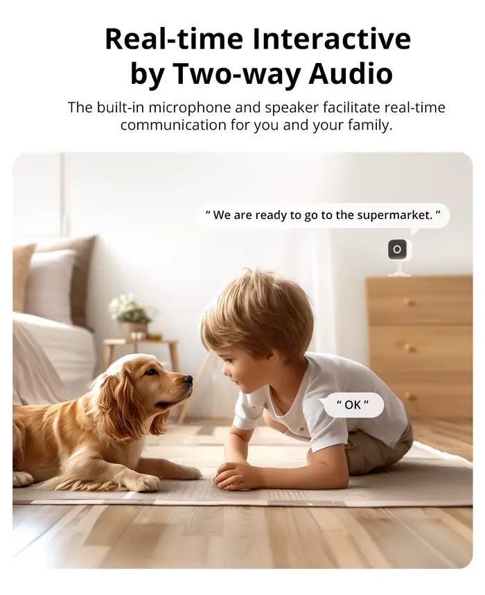 SONOFF CAM Slim Gen2 WiFi caméra de sécurité à domicile intelligente 1080P HD détection de mouvement Audio bidirectionnel Vision nocturne prise en charge Alexa Google
