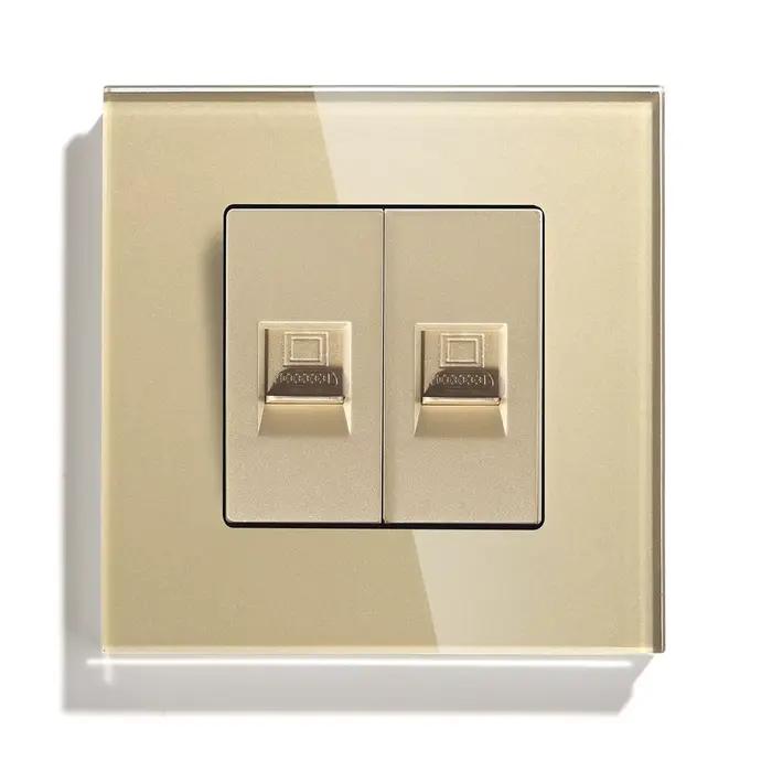 BSEED double prises Internet CAT6 prise murale