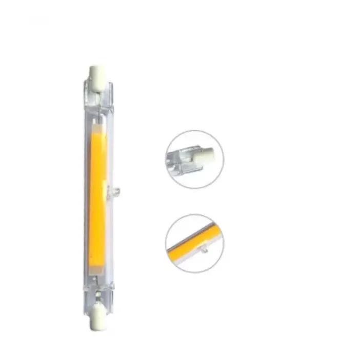 Ampoule COB en Tube de verre LED R7S