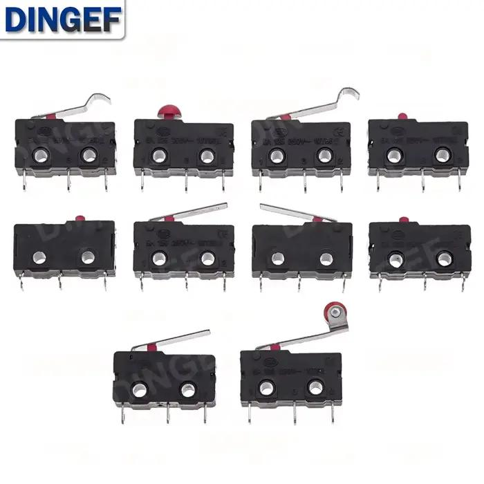 10 pièces KW12 KW11 petits interrupteurs de fin de course miniatures voyage mécanique 5A 125/250V