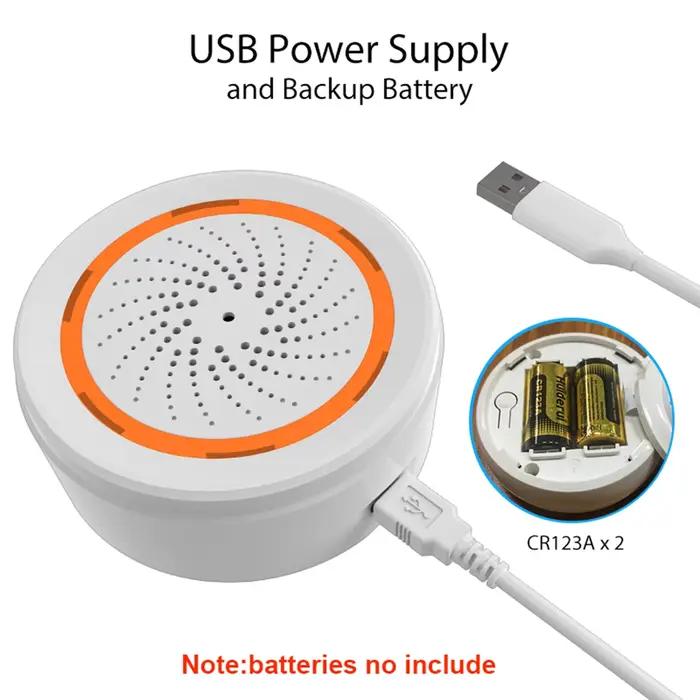 Coolcam – sirène d'alarme intelligente Tuya Zigbee