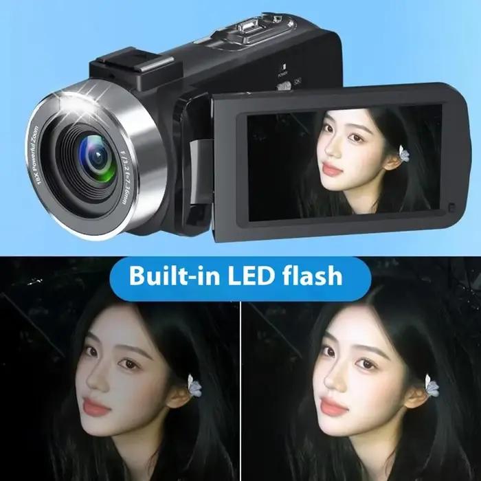 Caméra vidéo 4K, caméscope