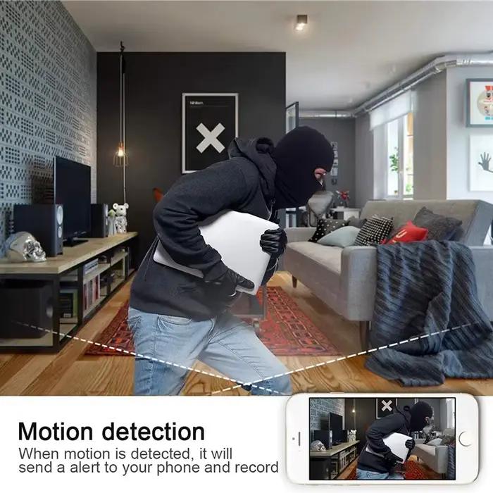 Full HD 1080P réveil Mini caméra sans fil Wifi contrôle DVR caméscope Surveillance à domicile moniteur vidéo