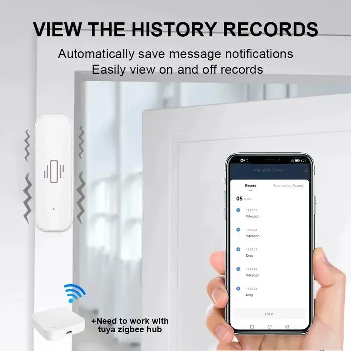 Capteur de vibrations intelligent ZigBee