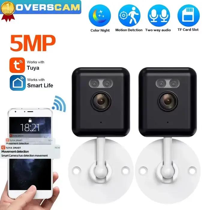 Caméra de vidéosurveillance de sécurité sans fil Wifi 5MP