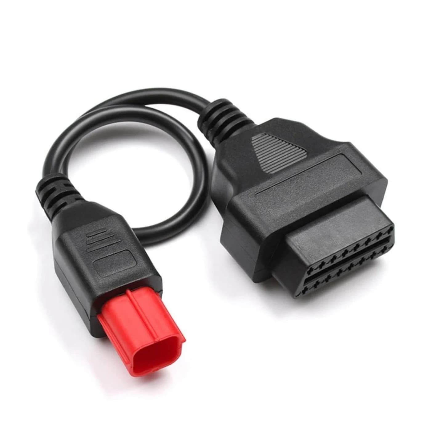 Adaptateur OBD Euro5 pour moto, câble de diagnostic 6 broches vers OBD2 (ligne K + CAN-Bus)