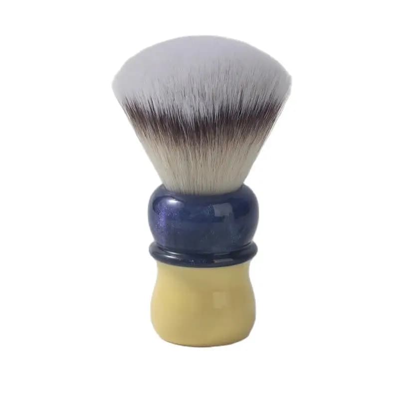 Pinceau à raser pour homme YAQI Bingcha (Thé glacé) en poils synthétiques Hi-Res Knot pour rasage hu