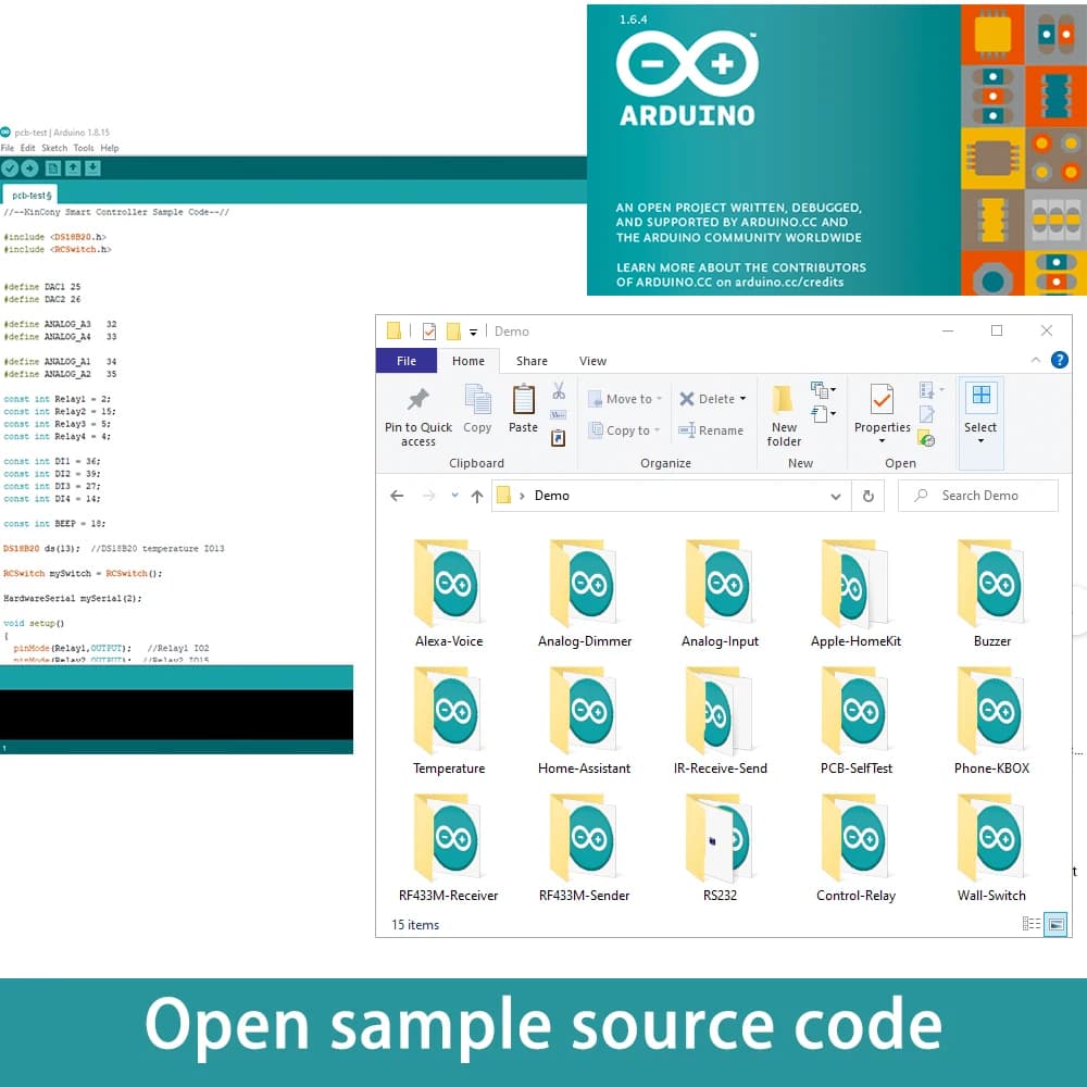 KC868-A4 carte de développement ESP32 Wifi cite Switch MQTT TCP Web HTTP ESPhome Home Assistant Tase