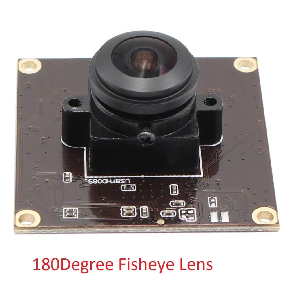 Webcam ELP 2MP Full HD 720P 120fps, caméra USB OV4689 CMOS, objectif grand angle Fisheye, circuit im