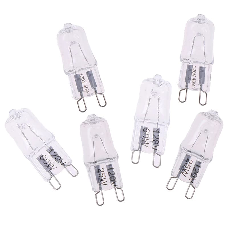 Ampoule haute température pour four et vapeur, 120V, 25W, 40W, 60W, 10 pièces/lot, G9