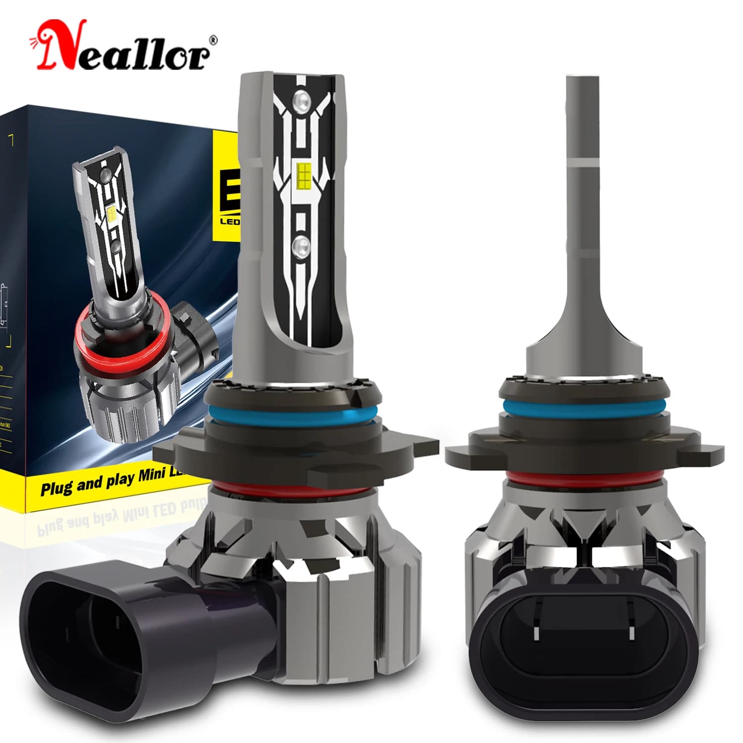 2x HIR2 9012 Canbus sans erreur H11 H8 LED blanc LED antibrouillard H4 LED ampoule voiture conduite