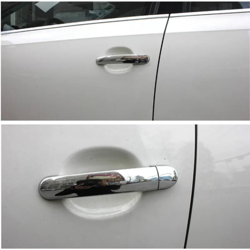 Pour VW Golf 5 MK5 Volkswagen Golf V lapin 1K 2004-2009 noir brillant Chrome poignée de porte de voi