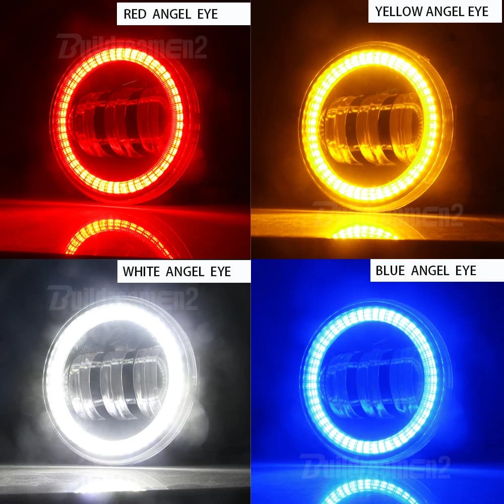 2 X phare antibrouillard Angel Eye pour Subaru Forester WRX STI Impreza XV BRZ Justy Outback Legacy