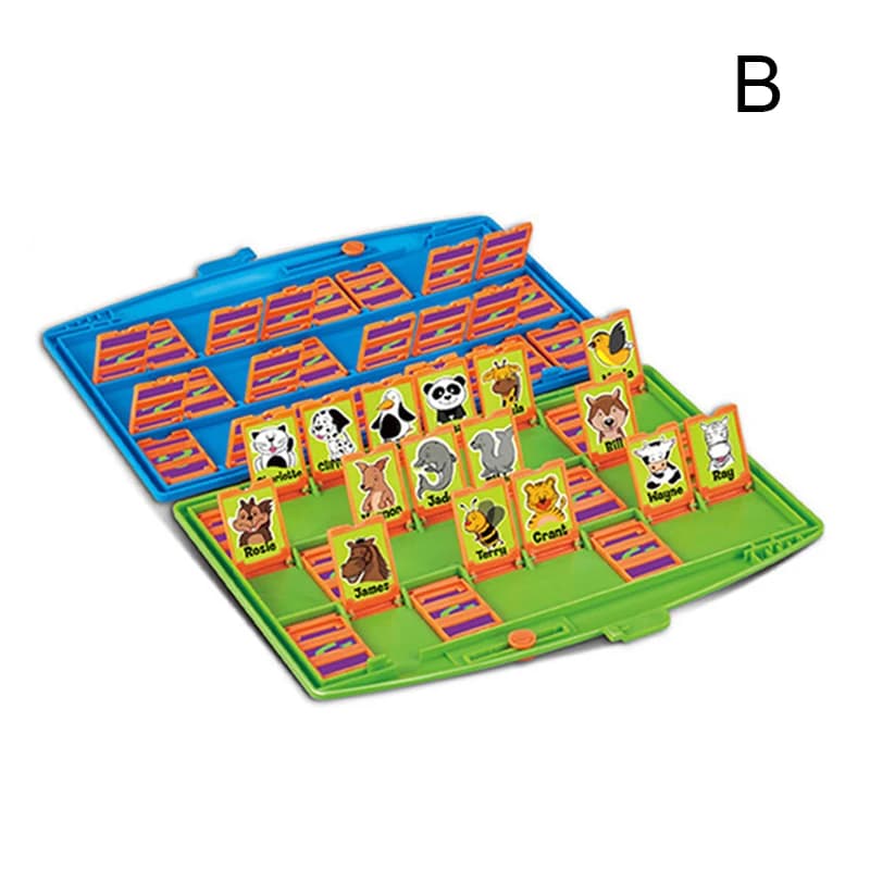 Jeux de société classiques pour la famille, jeux de simulation de qui c'est, formation à la mémoire,