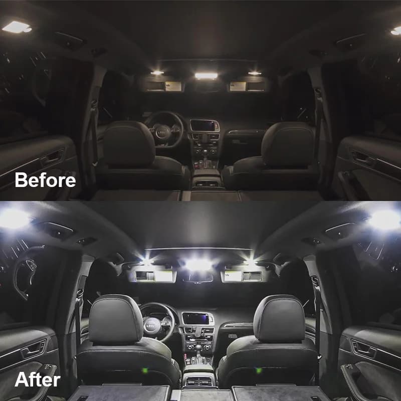 ZUORUI pour Ford Ranger 1989-2018 2019 2020 2021 Canbus véhicule LED intérieur coffre ampoules sans
