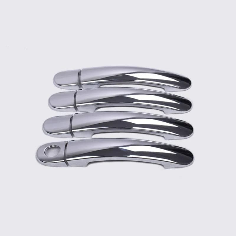 Autocollants de style pour poignée de porte de voiture, noir brillant, Chrome, pour VW Golf 4 MK4 Vo