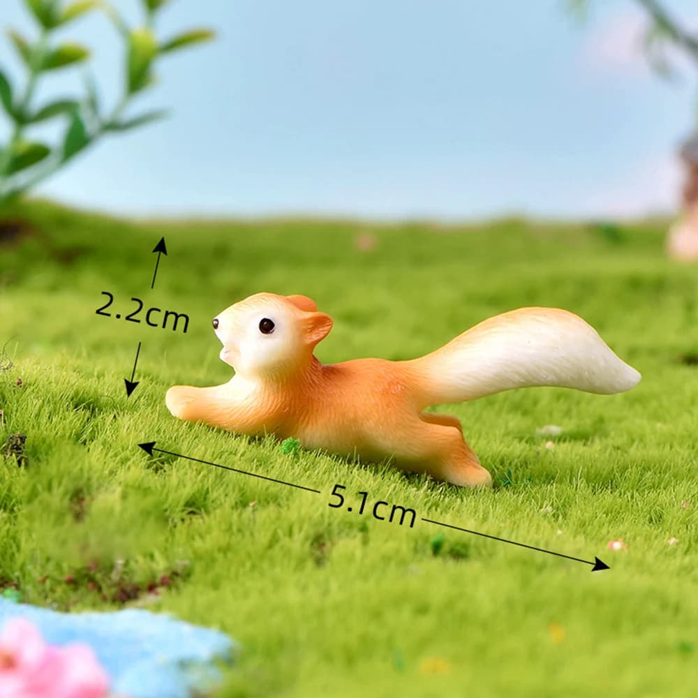 Mini figurine SLaura rel, cônes enrichis, accessoires Kawaii, décoration de maison, bureau, jardin,