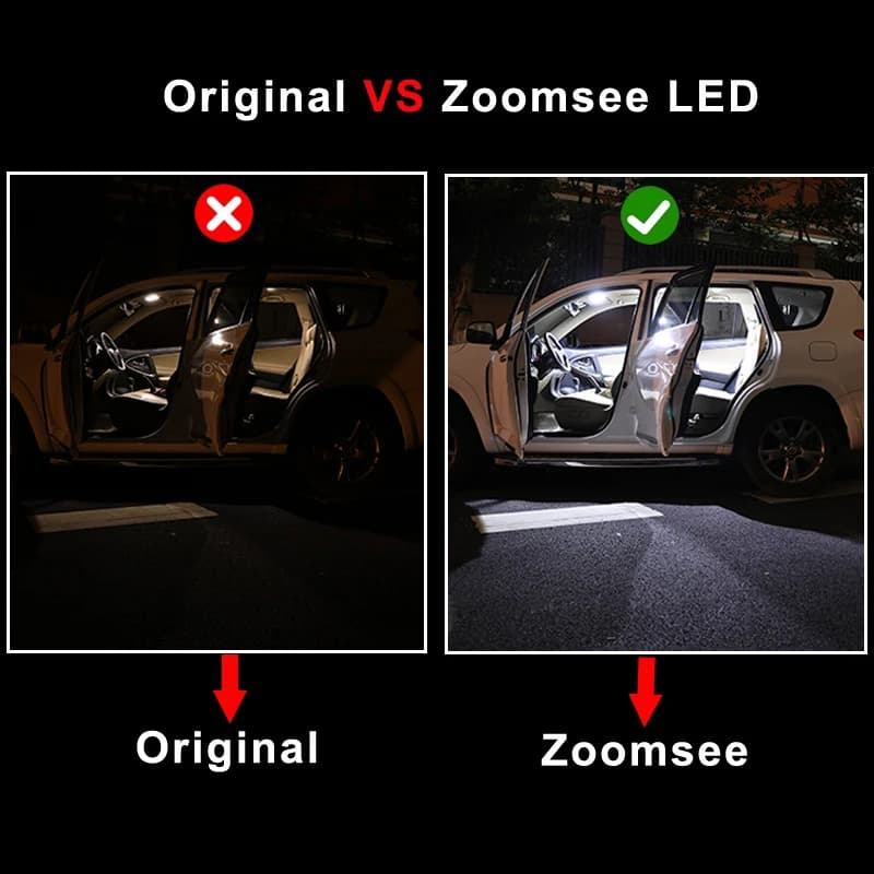 Zoomsee Kit d'éclairage intérieur LED pour Honda Civic 6 VI EK EK3 EK4 EK9 1996 1997 1998 1999 2000