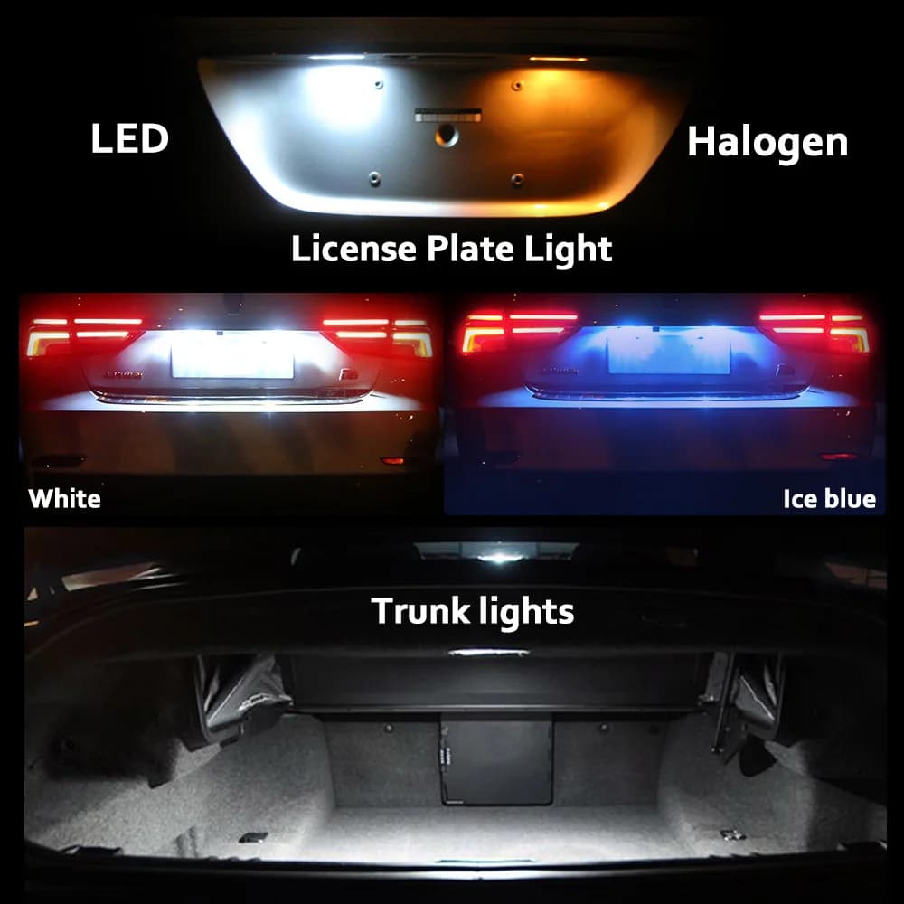 MDNG-Kit d'ampoules LED Canbus pour Nissan Patrol Y62, carte intérieure du véhicule breton, 2012-201