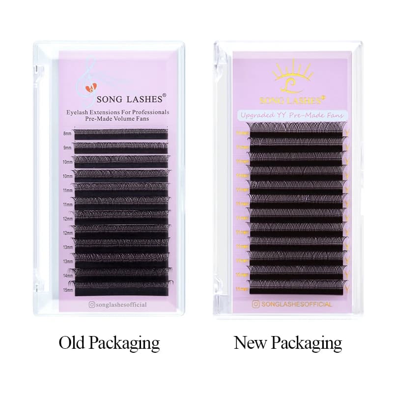 SONG LASHES Y forme ventilateurs préfabriqués Extensions de cils pour Salon cils individuels C D DD