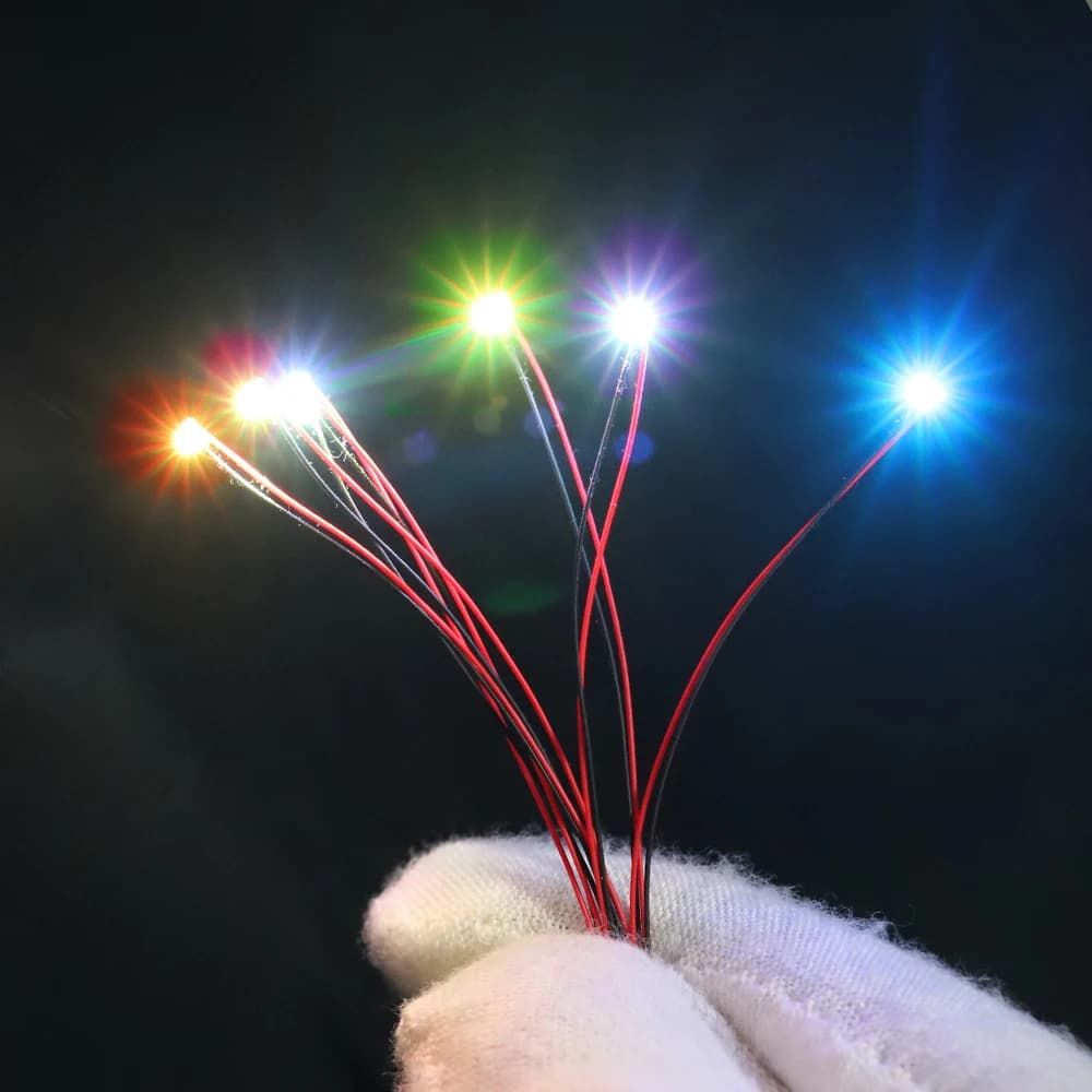 Lumière scintillante scintillante filaire Led clignotante SMD 3V/12V, modèles de lampe, Train pré-so
