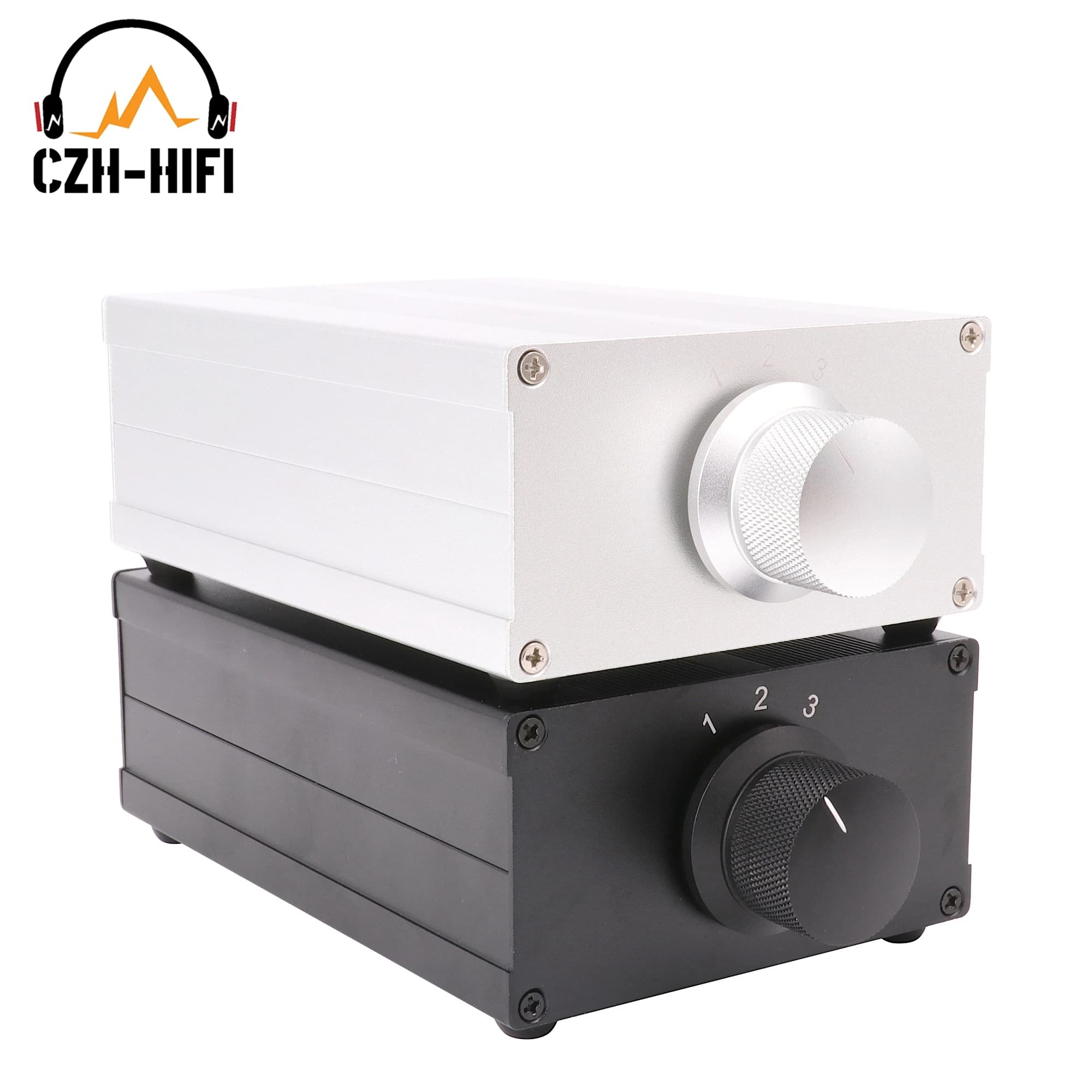 Sélecteur de source audio entièrement en aluminium usiné, convertisseur de commutation, séparateur d
