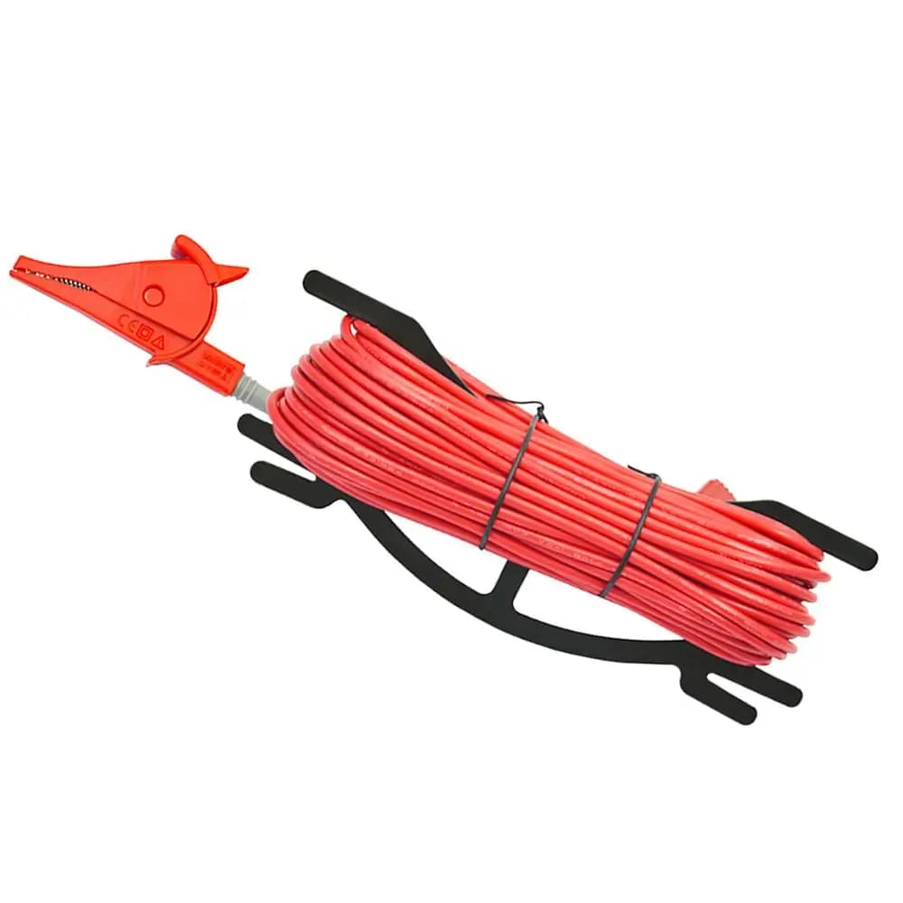ZIBOO-câble de Test pour testeur de résistance de terre, rouge, 15 M pour UNI-T UT572