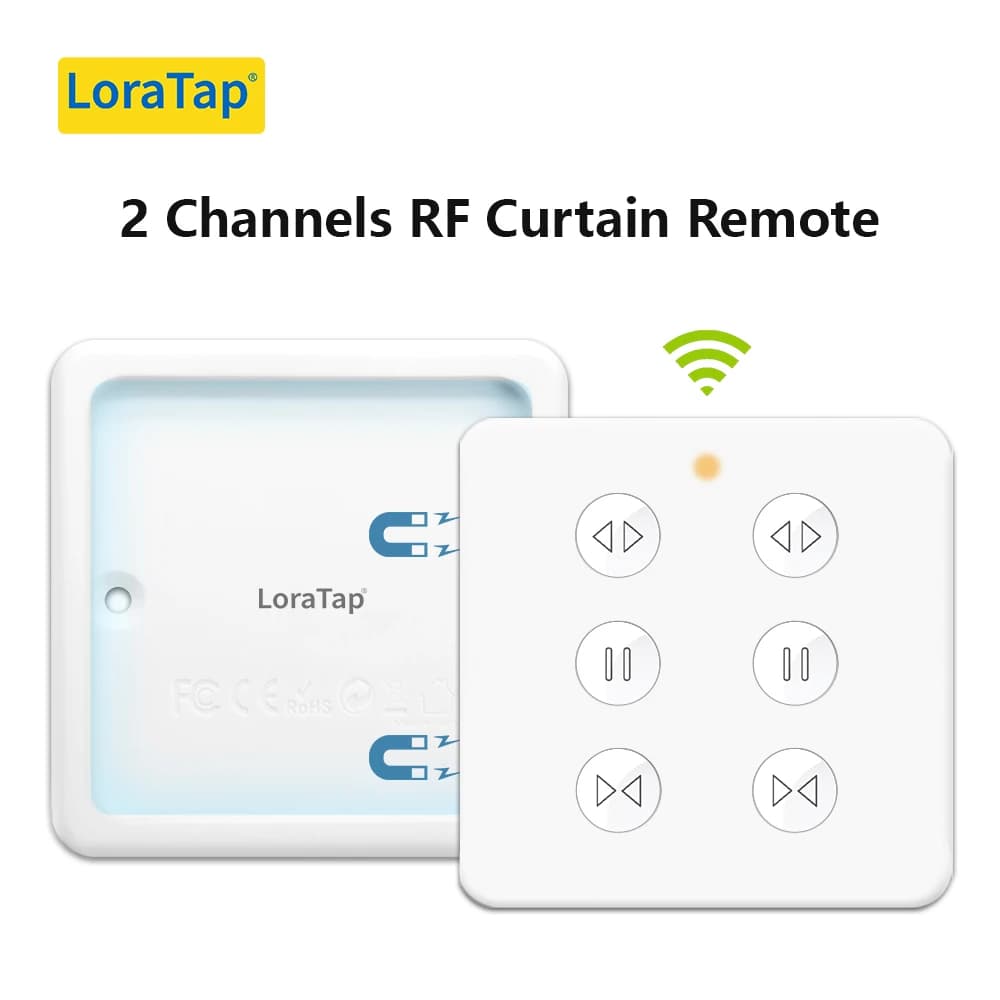 LoraTap Tuya rideau stores volet roulant moteur commutateur relais Module avec 2 canaux à distance G