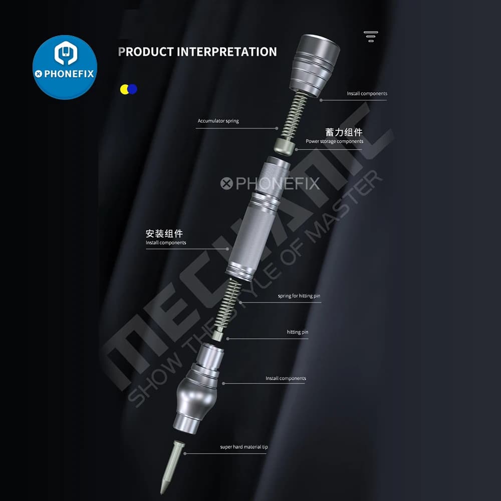 Stylo de réparation de vitre arrière iRock 5, outil de rupture de téléphone portable, réparation de